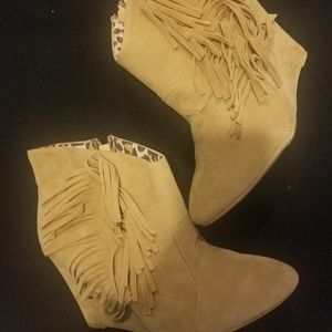 Tan Torrid ankle bootie